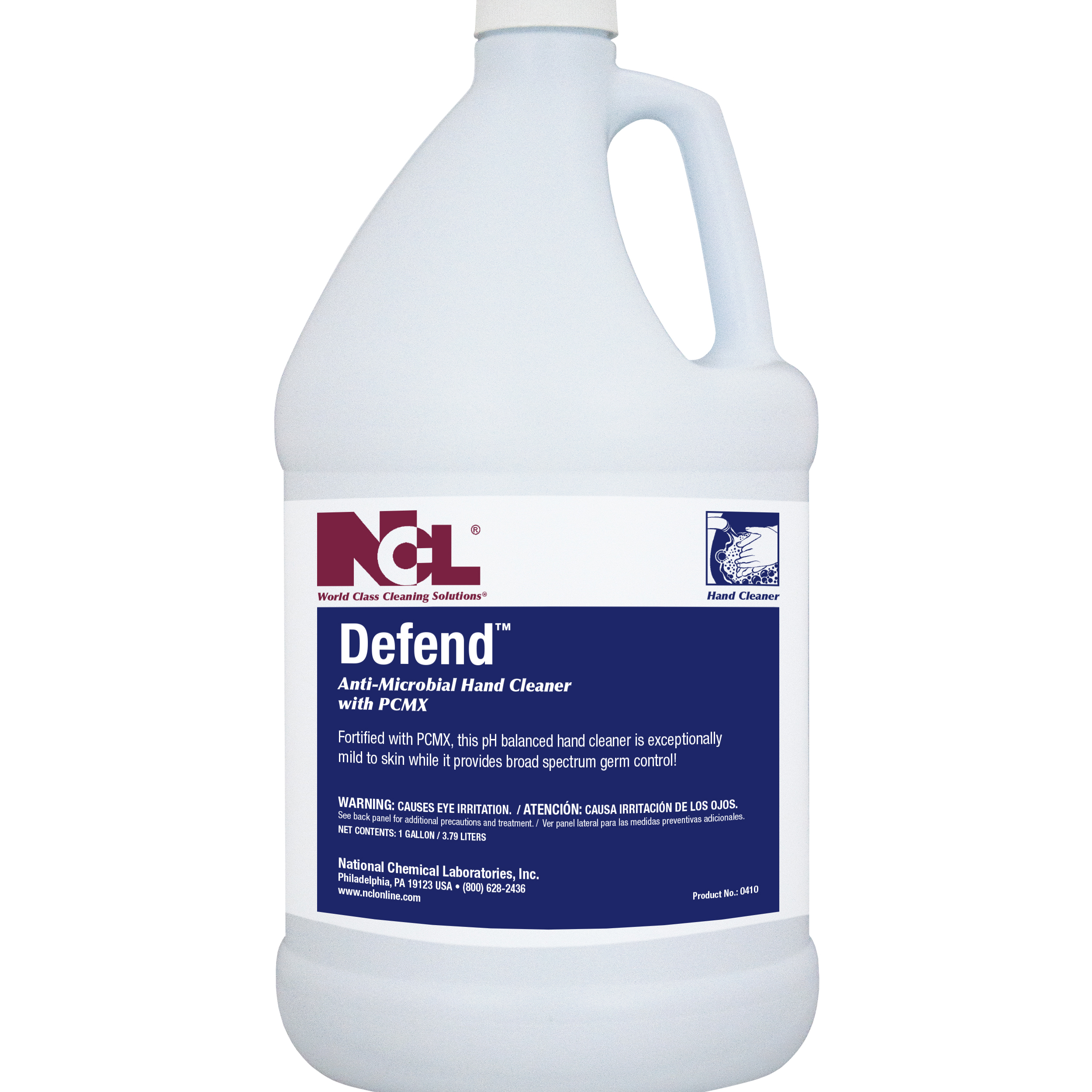  DEFEND Antimicrobial Hand Cleaner with Triclosan 4/1 Gal. Case (NCL0410-29) 