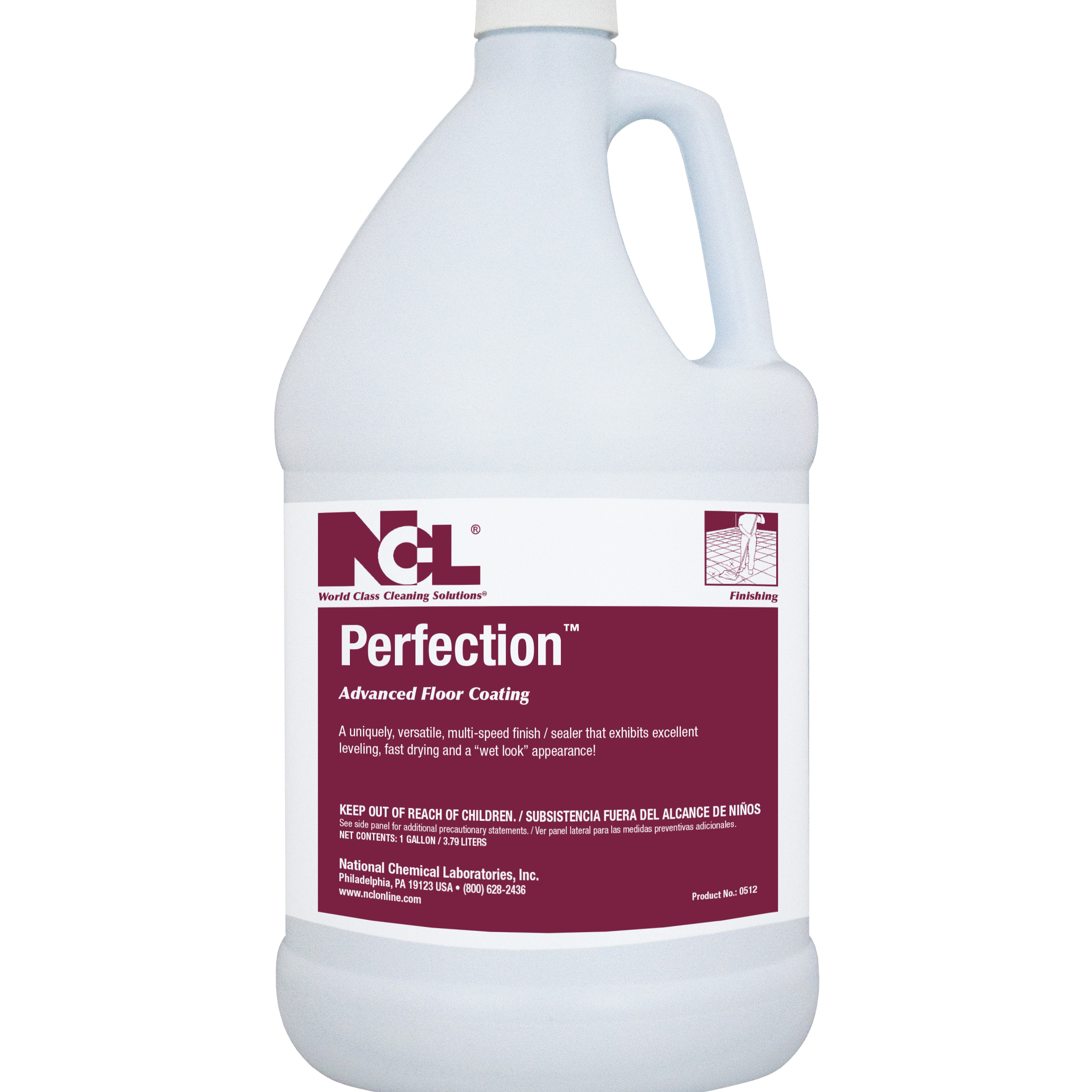  PERFECTION Advanced Floor Coating 4/1 Gal. Case (NCL0512-29) 