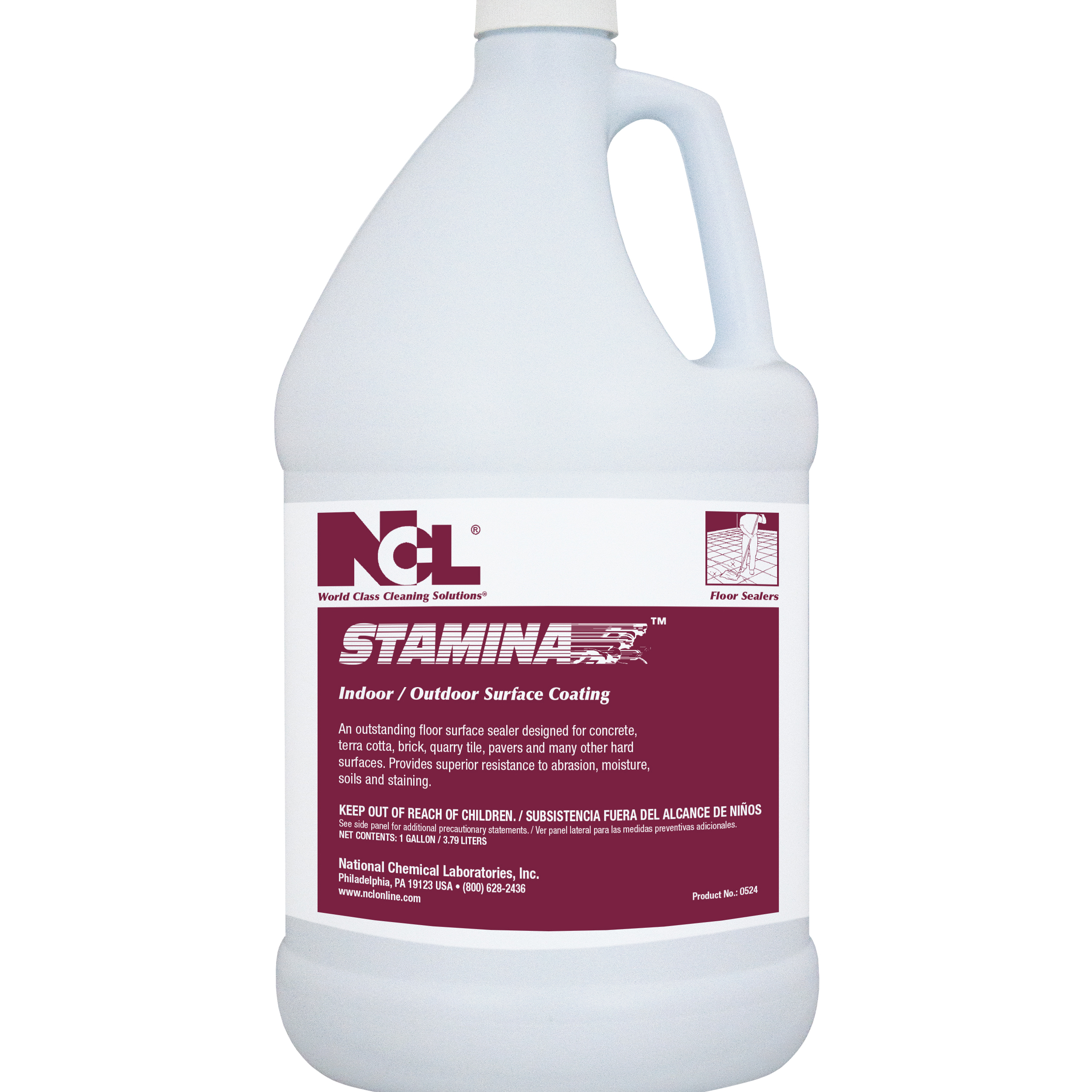  STAMINA Indoor / Outdoor Surface Coating 4/1 Gal. Case (NCL0524-29) 