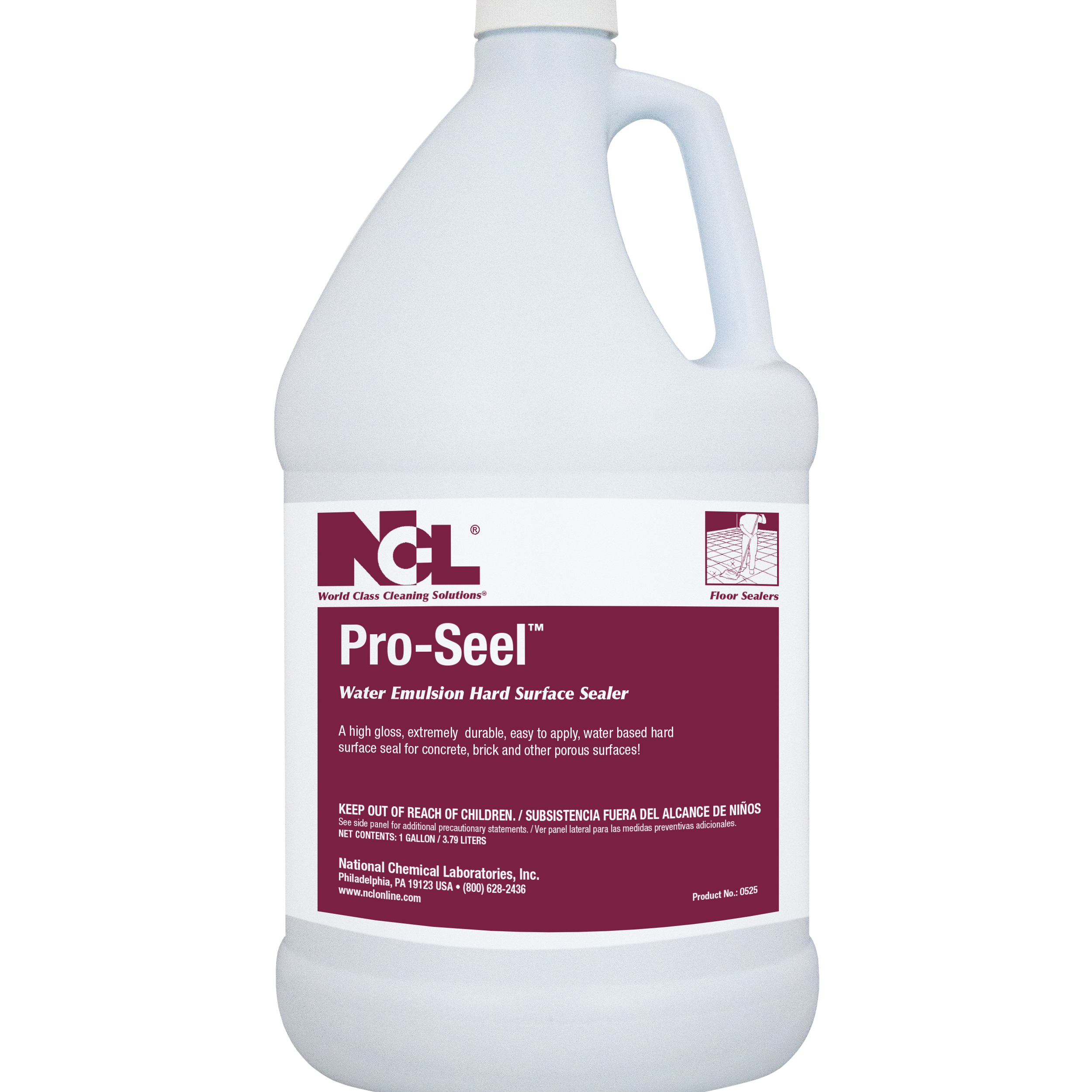  PRO-SEEL Water Emulsion Hard Surface Sealer 4/1 Gal. Case (NCL0525-29) 