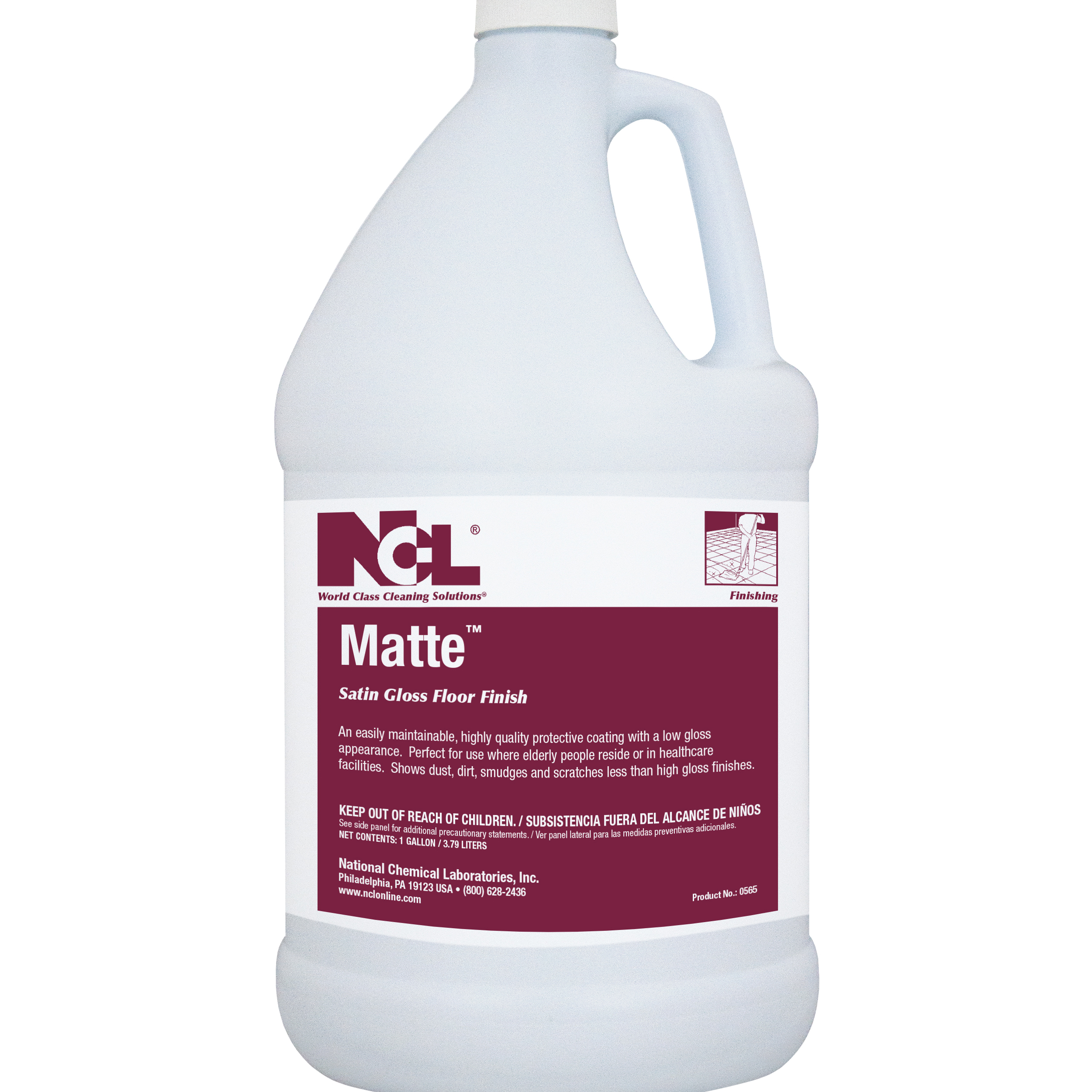  MATTE Satin Gloss Floor Finish 4/1 Gal. Case (NCL0585-29) 