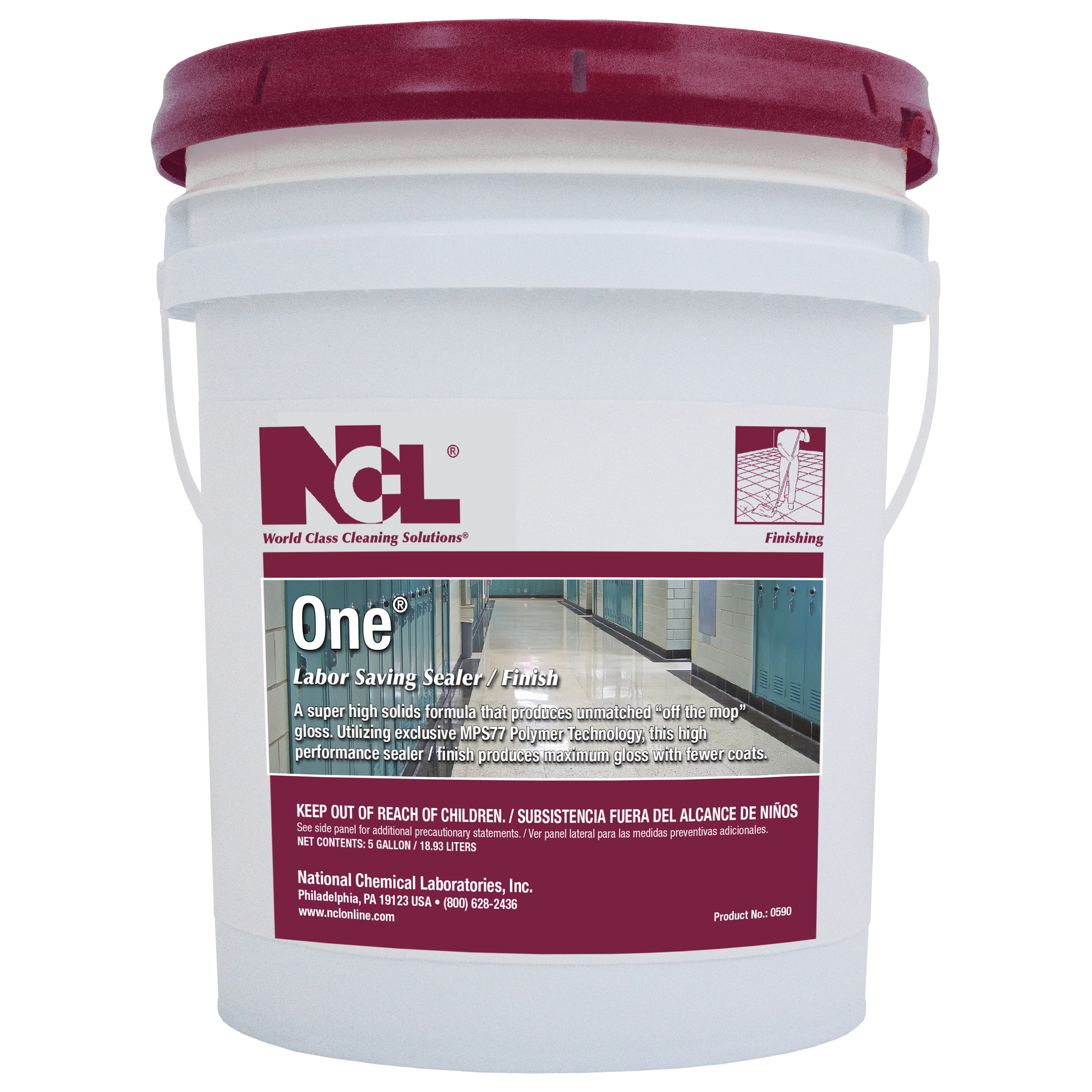  ONE Labor Saving Sealer / Finish 5 Gal. Pail (NCL0590-21) 