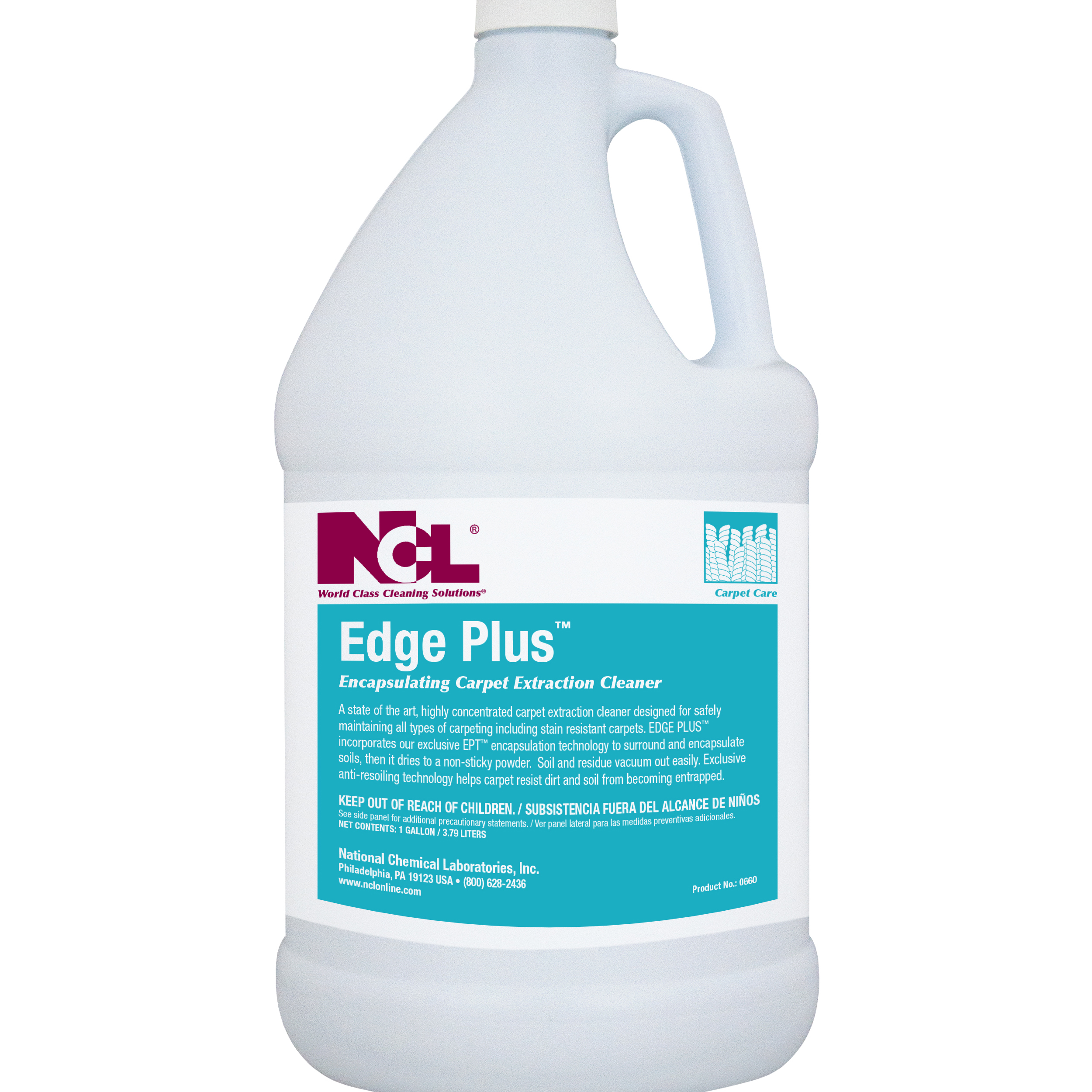  EDGE PLUS Encapsulating Carpet Extraction Cleaner 4/1 Gal. Case (NCL0660-29) 