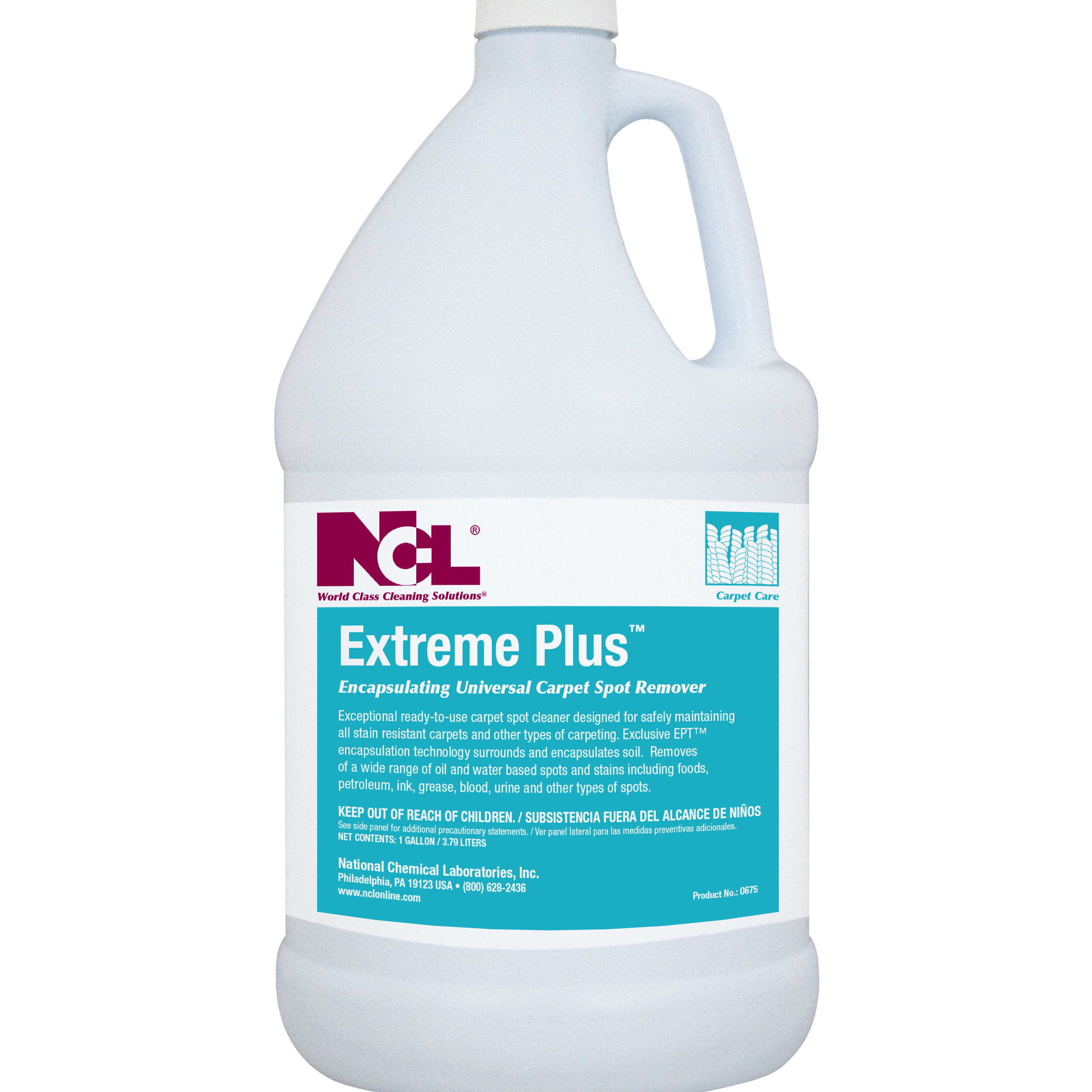  EXTREME PLUS  Encapsulating Universal Carpet Spot Remover 4/1 Gal. Case (NCL0675-29) 