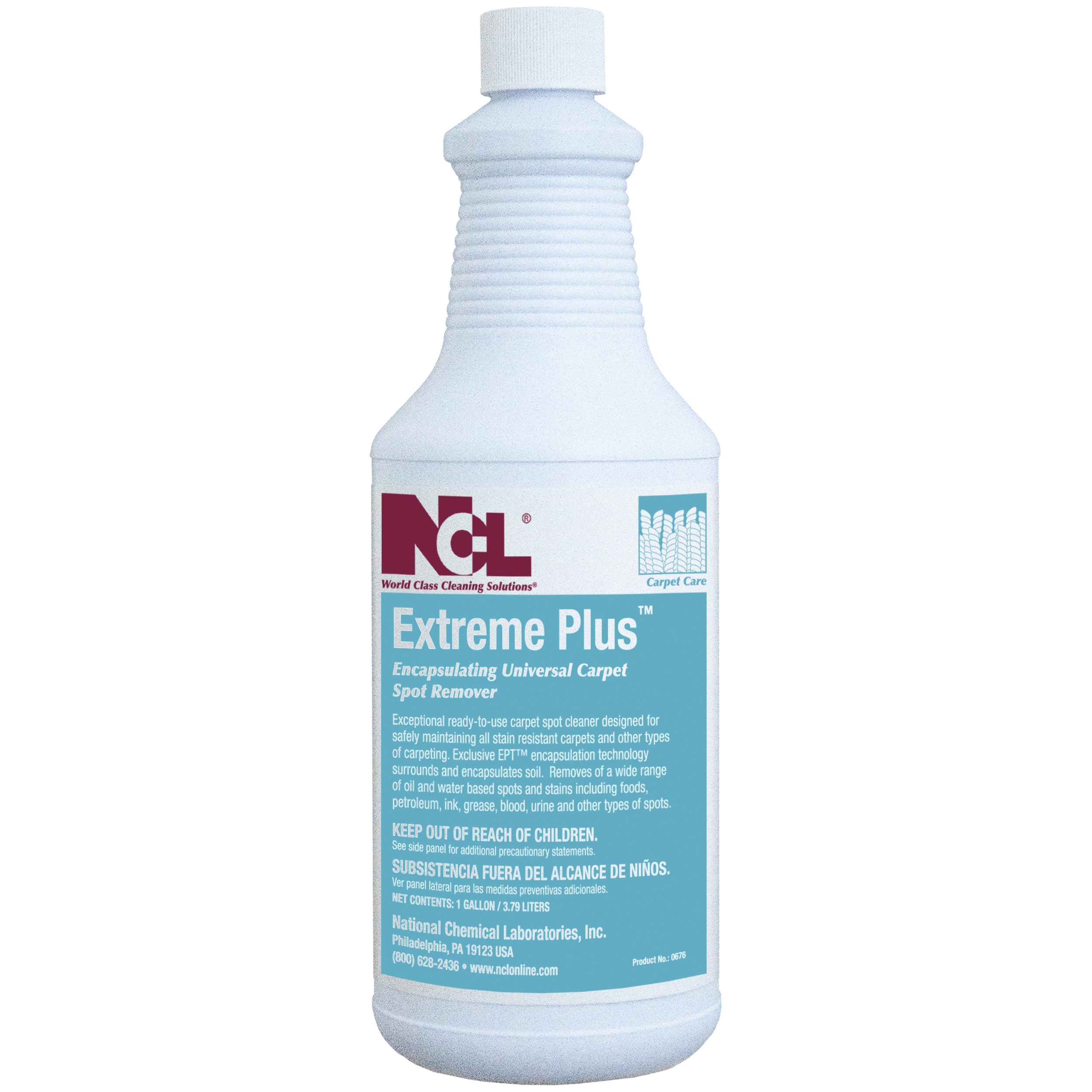  EXTREME PLUS  Encapsulating Universal Carpet Spot Remover 12/32 oz (1 Qt.) Case (NCL0676-36) 