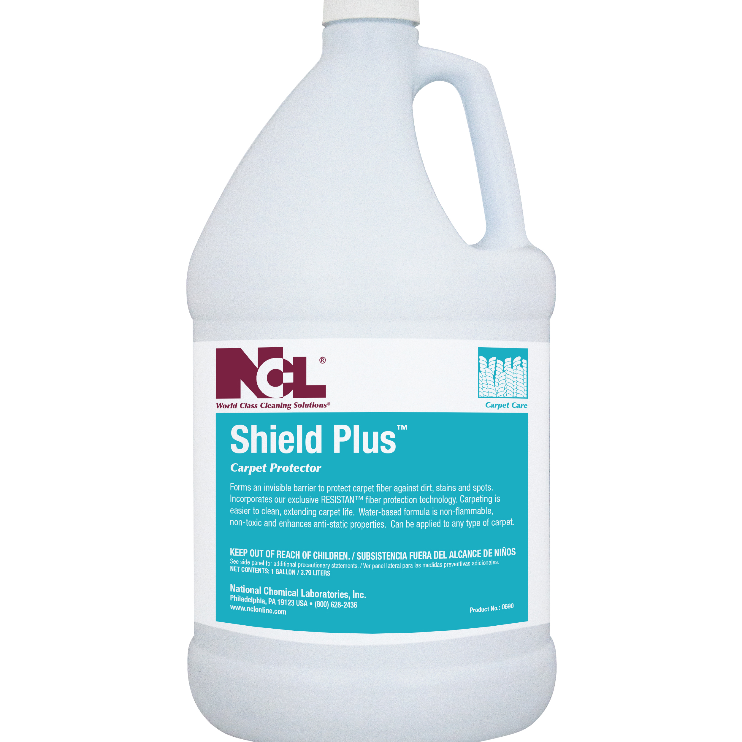  SHIELD PLUS Carpet Protector 4/1 Gal. Case (NCL0690-29) 