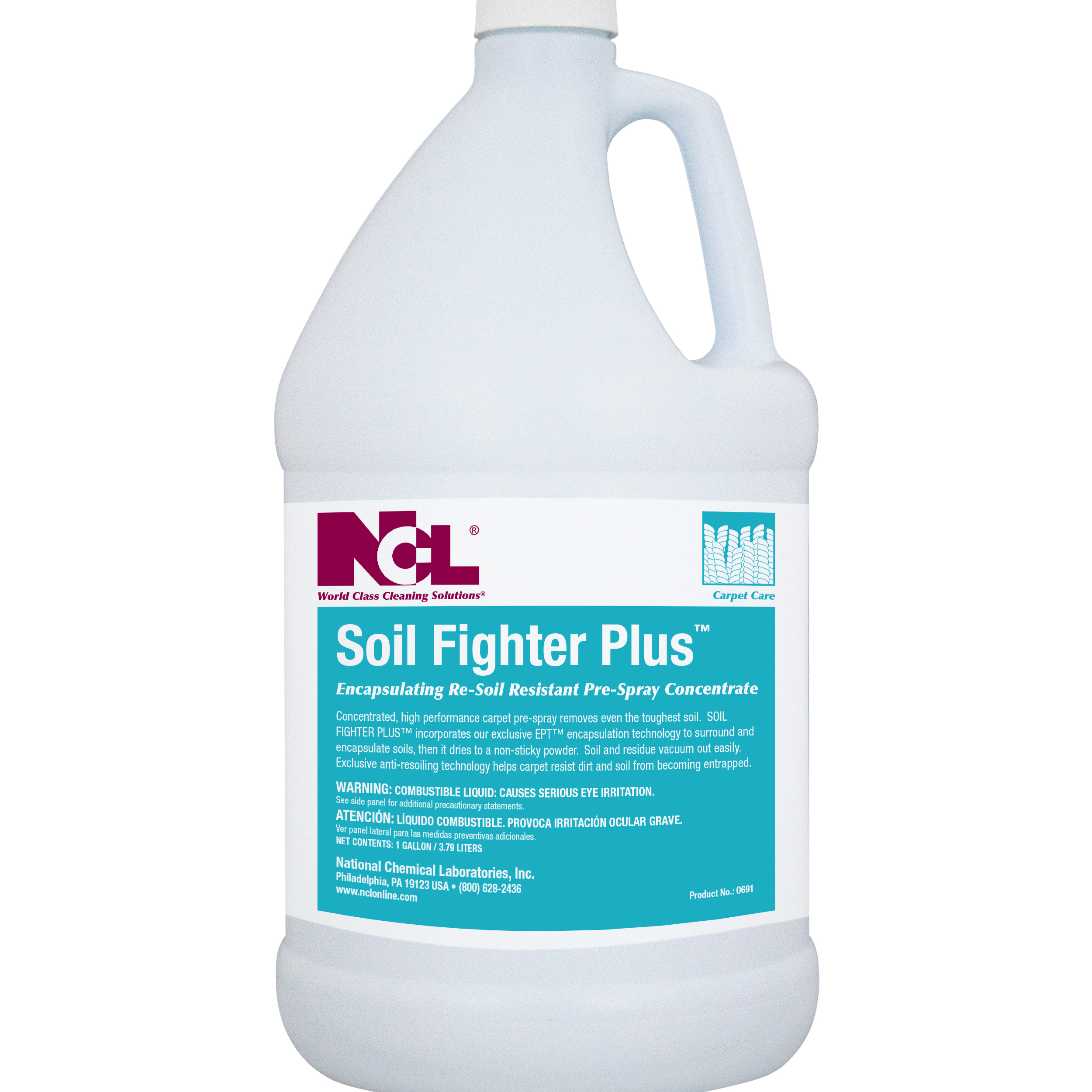  SOIL FIGHTER PLUS  Encapsulating Resoil Resistant Pre-Spray Concentrate 4/1 Gal. Case (NCL0691-29) 