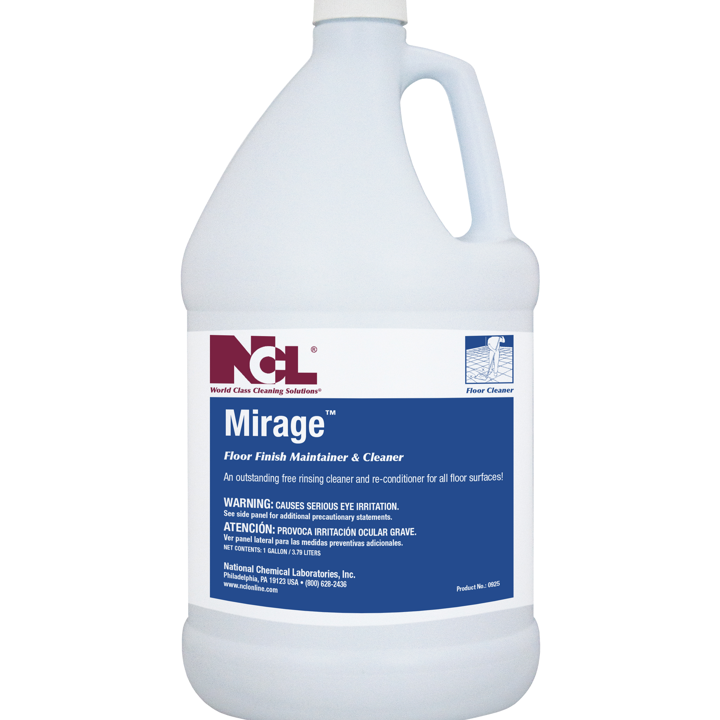  MIRAGE Neutral Floor Finish Maintainer & Cleaner 4/1 Gal. Case (NCL0925-29) 