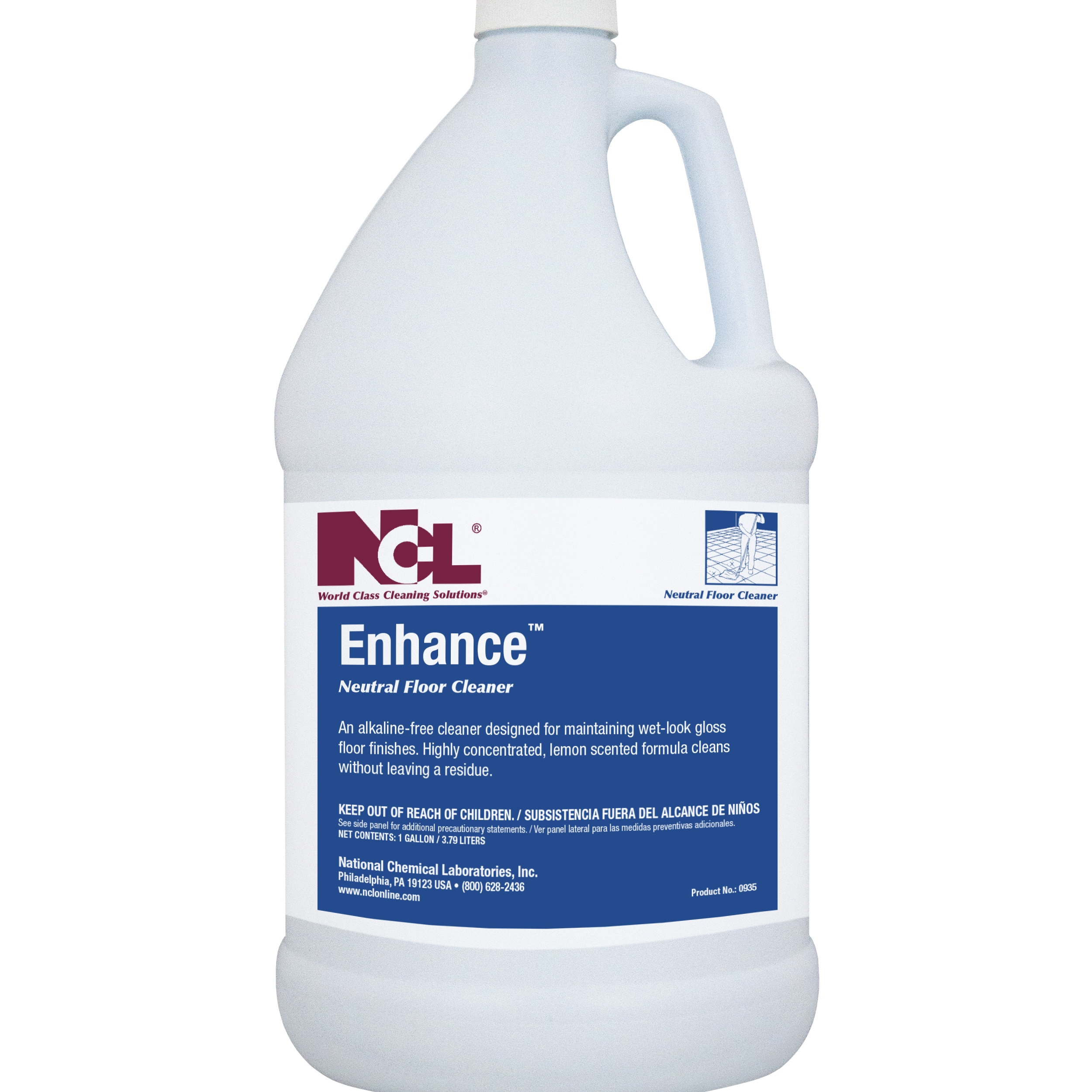  ENHANCE Neutral Floor Cleaner 4/1 Gal. Case (NCL0935-29) 