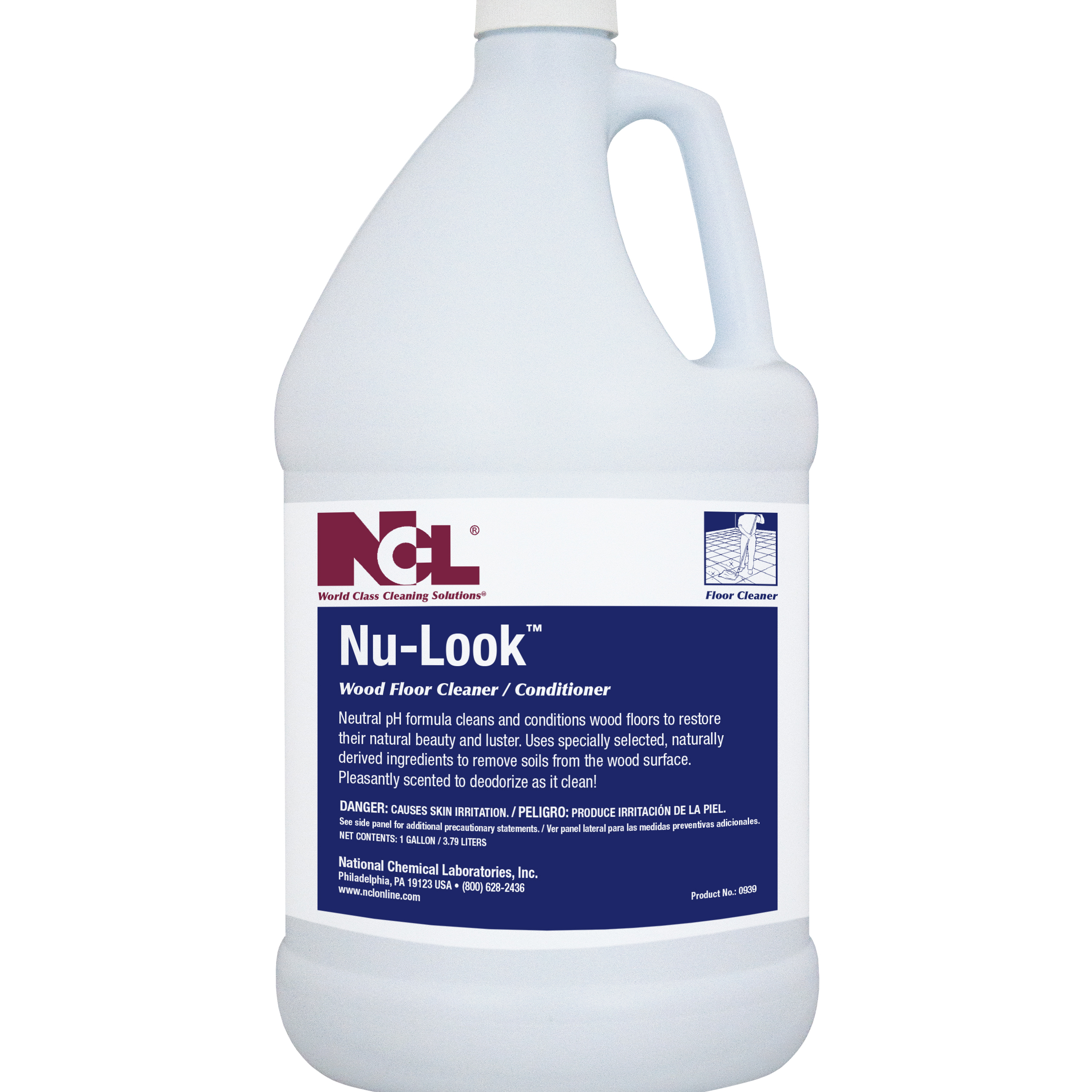  NU-LOOK Wood Floor Cleaner / Conditioner 4/1 Gal. Case (NCL0939-29) 