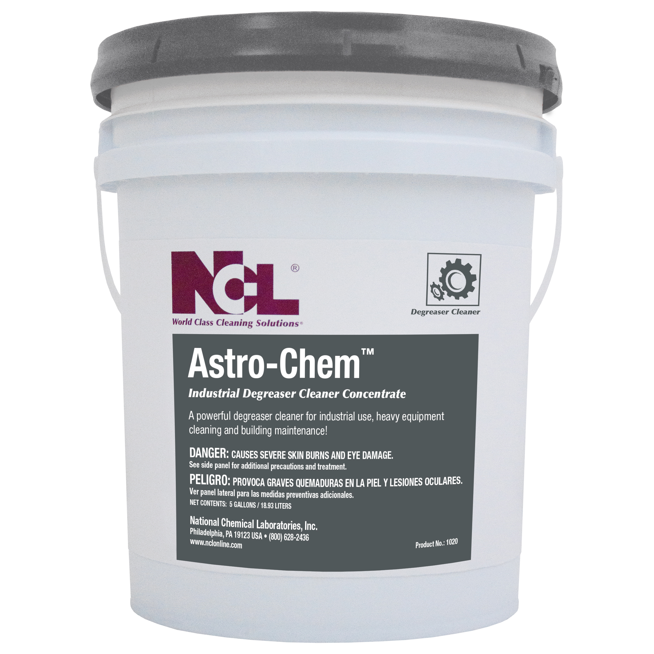  ASTRO-CHEM Industrial Degreaser Cleaner Concentrate 5 Gal. Pail (NCL1020-20) 