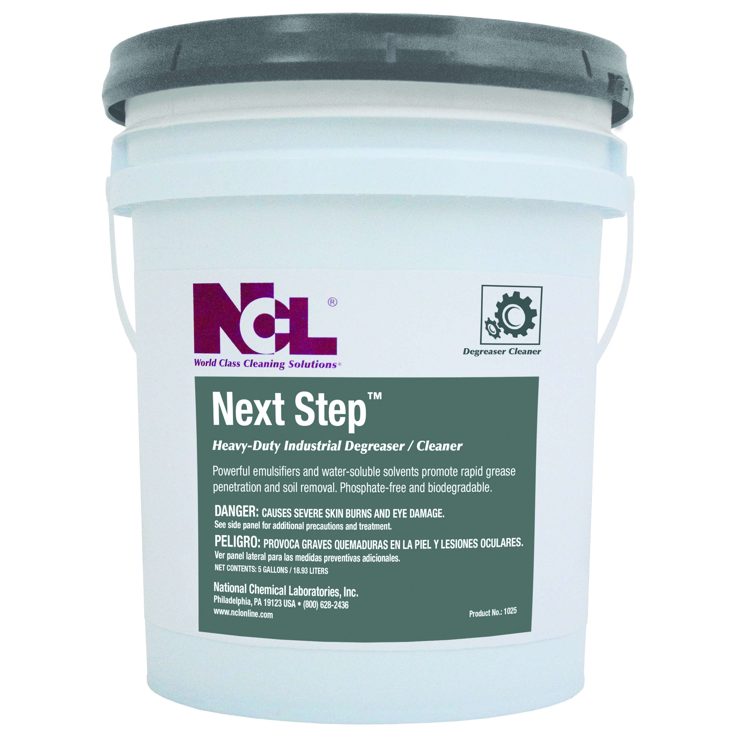  NEXT STEP Heavy Duty Industrial Degreaser Cleaner 5 Gal. Pail (NCL1025-21) 