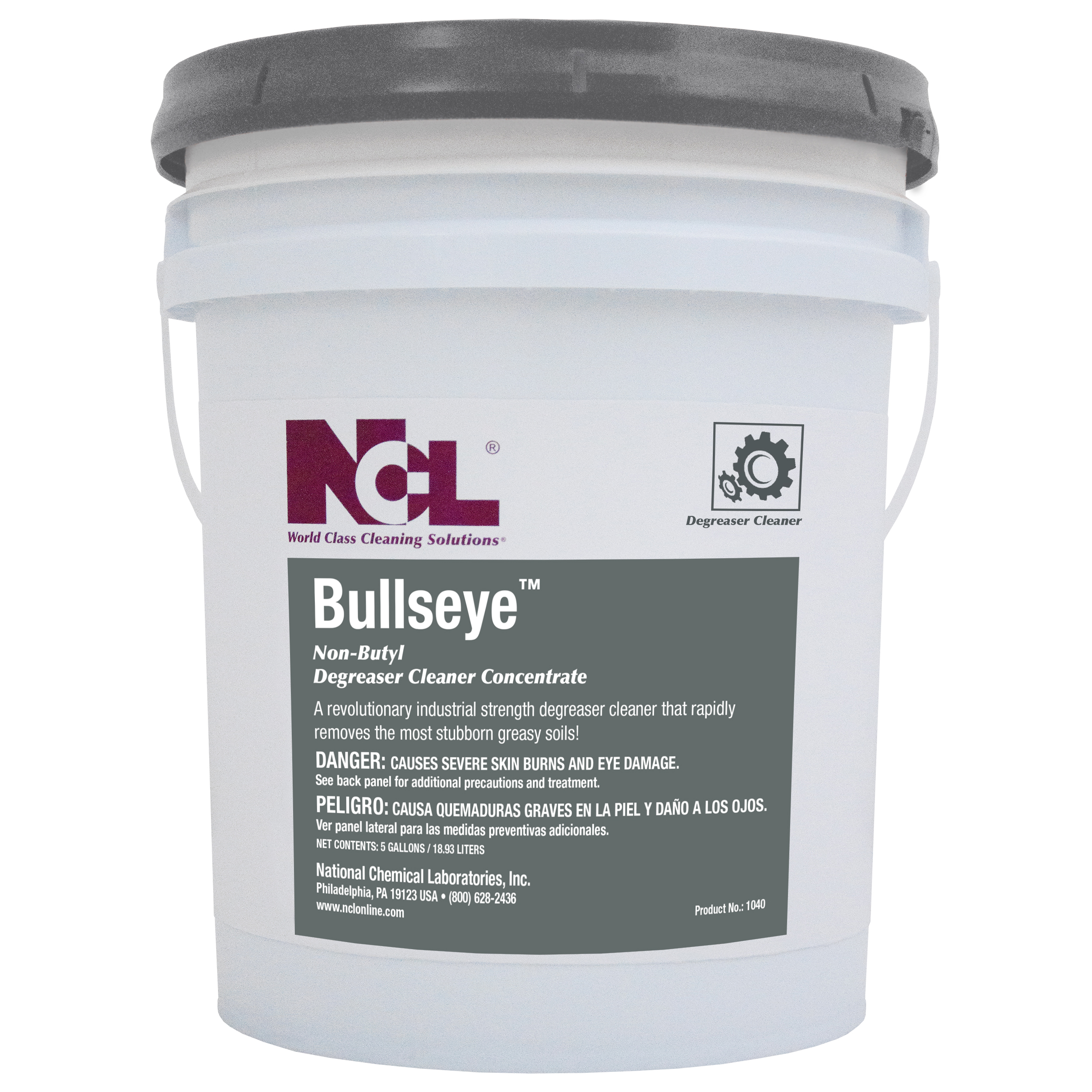  BULLSEYE Non-Butyl Cleaner Degreaser 5 Gal. Pail (NCL1040-20) 