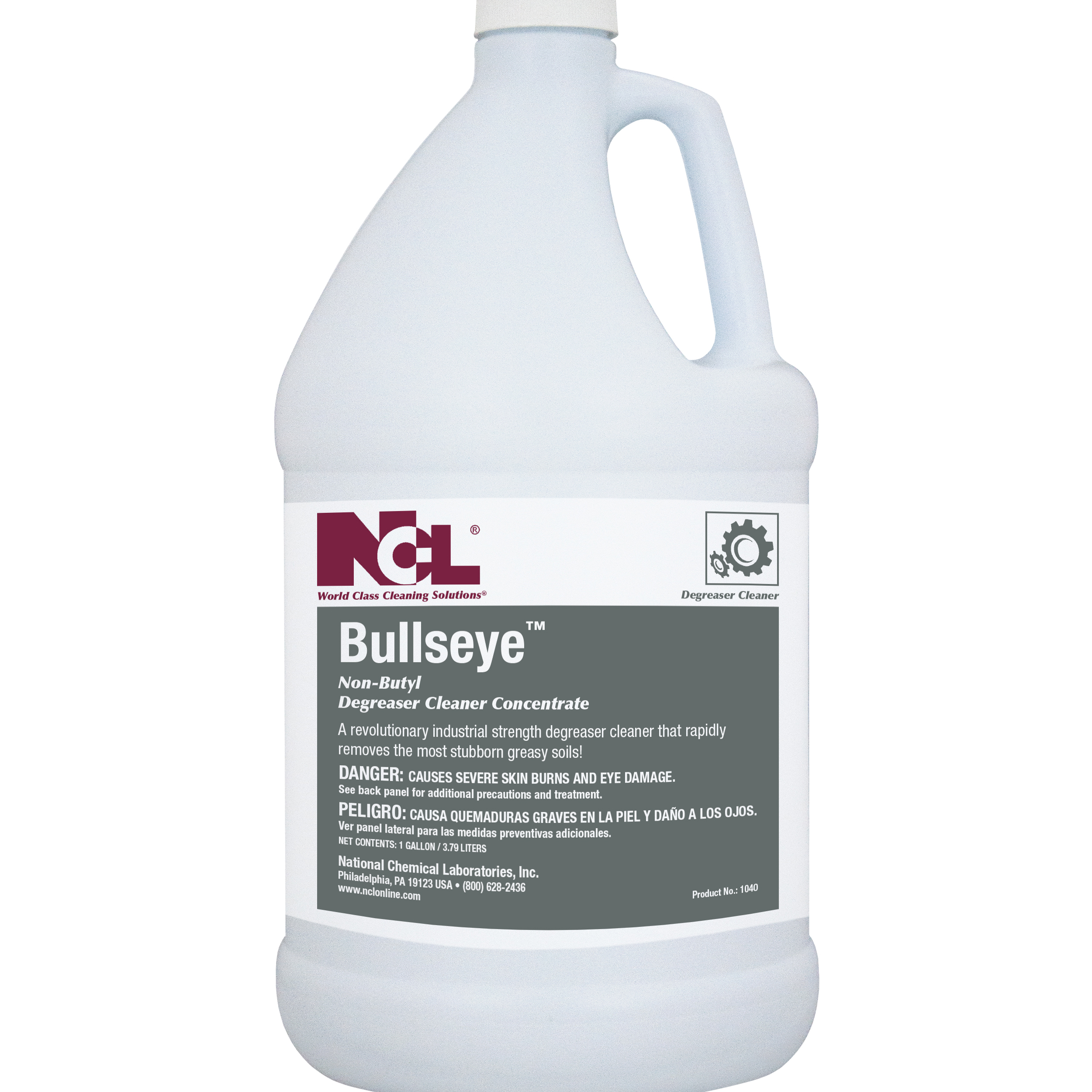  BULLSEYE Non-Butyl Cleaner Degreaser 4/1 Gal. Case (NCL1040-29) 