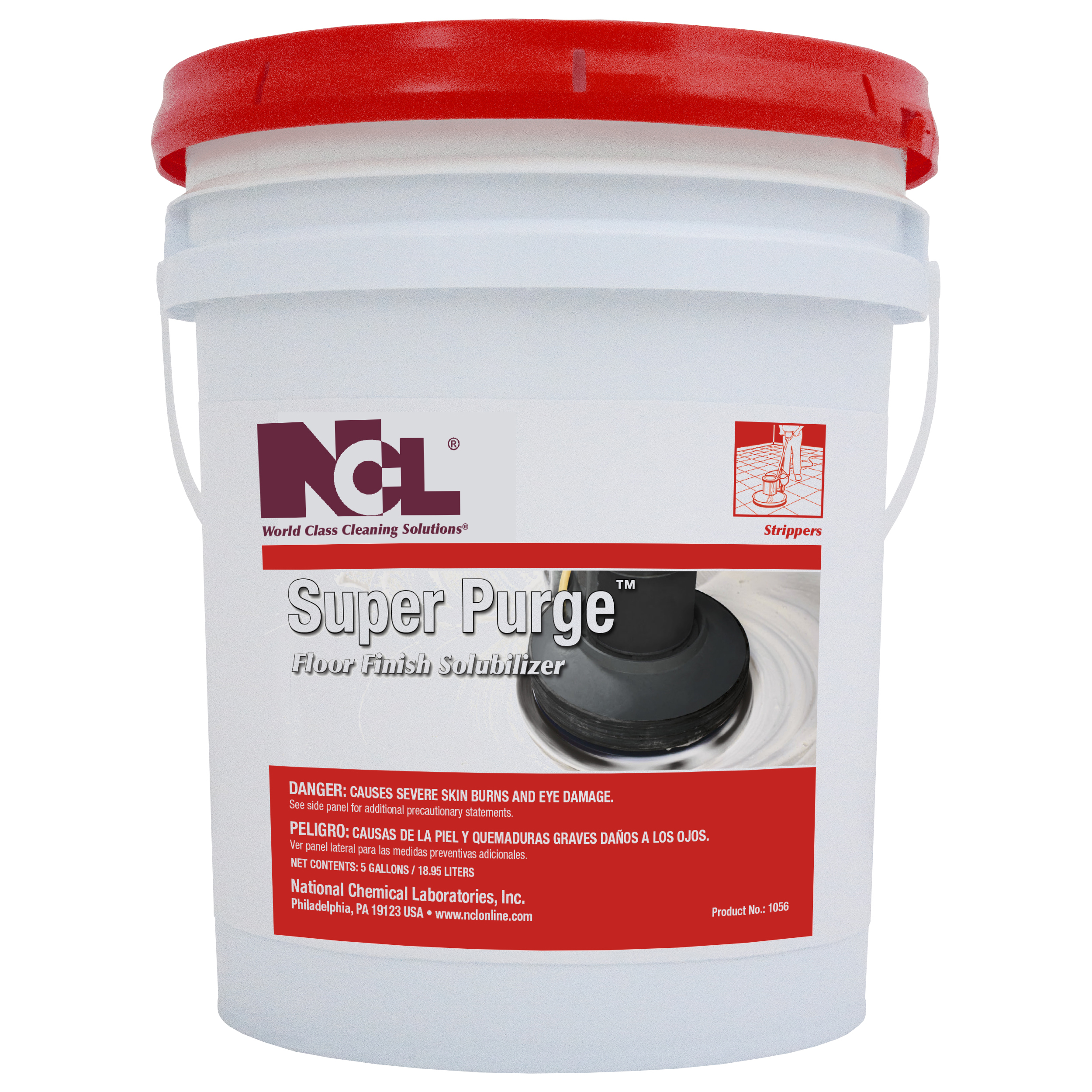  SUPER PURGE Floor Finish Solubilizer 5 Gal. Pail (NCL1056-20) 