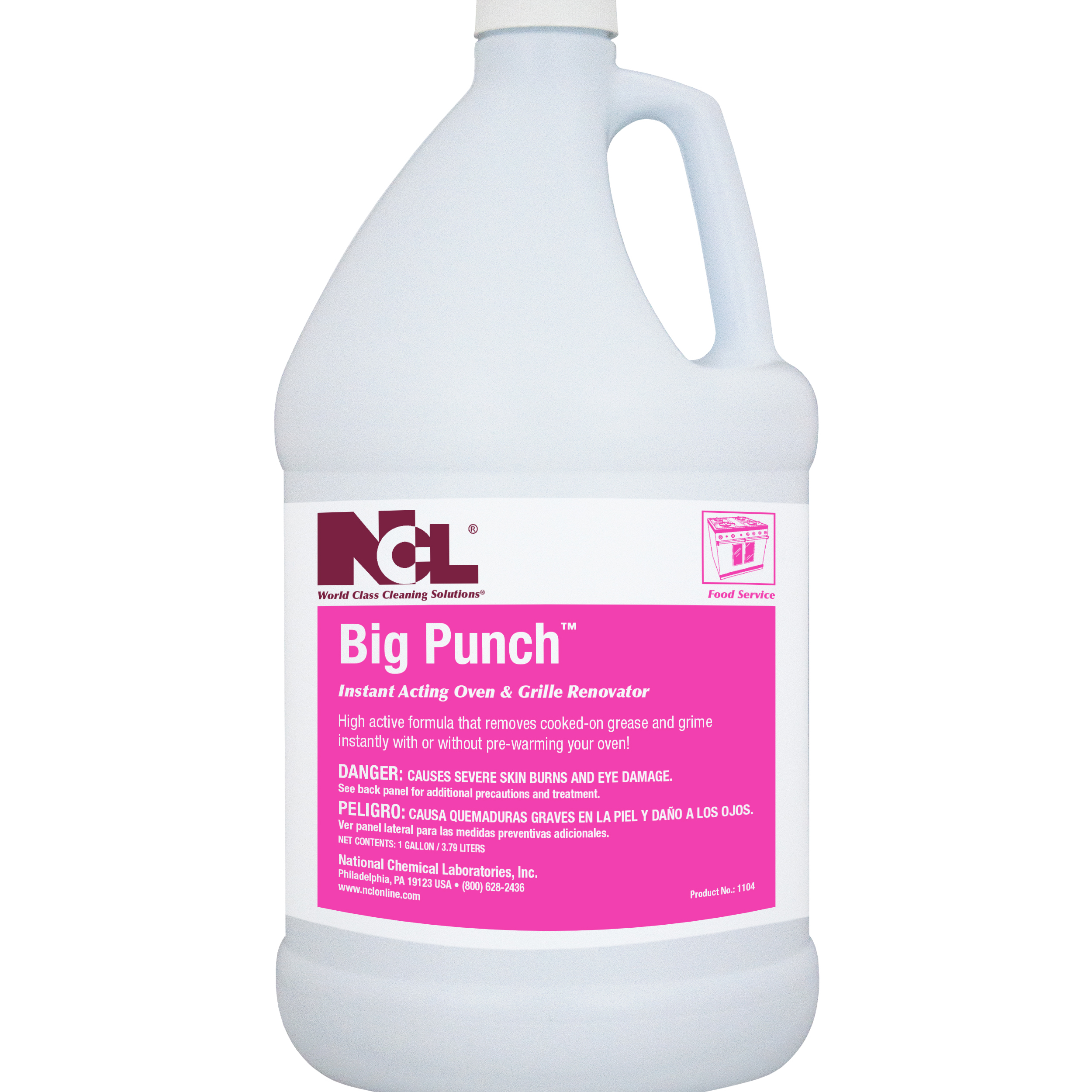  BIG PUNCH Cold Oven & Grille Cleaner 4/1 Gal. Case (NCL1104-28) 