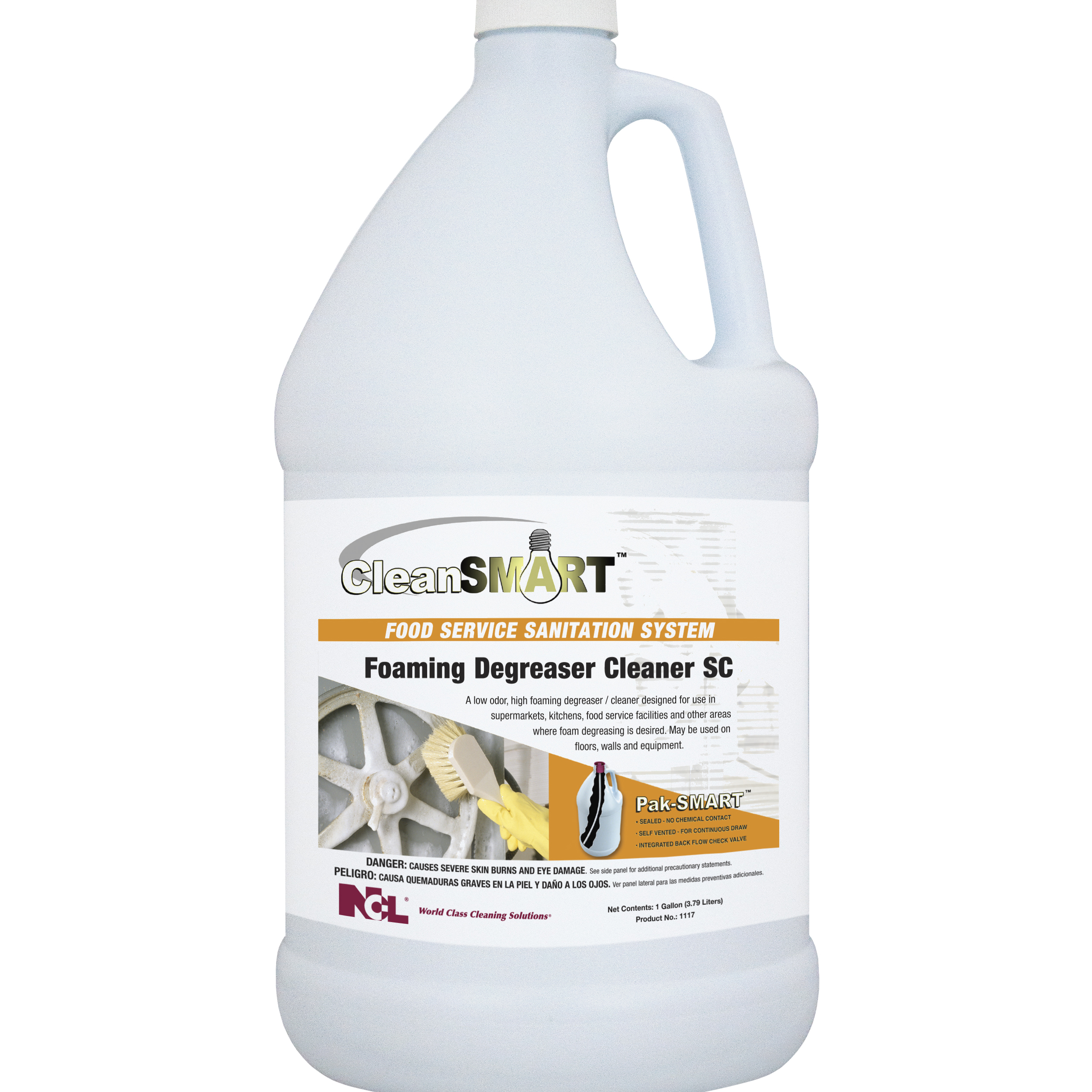  CleanSMART FOAMING DEGREASER CLEANER SC 4/1 Gal. Case (NCL1117-29) 