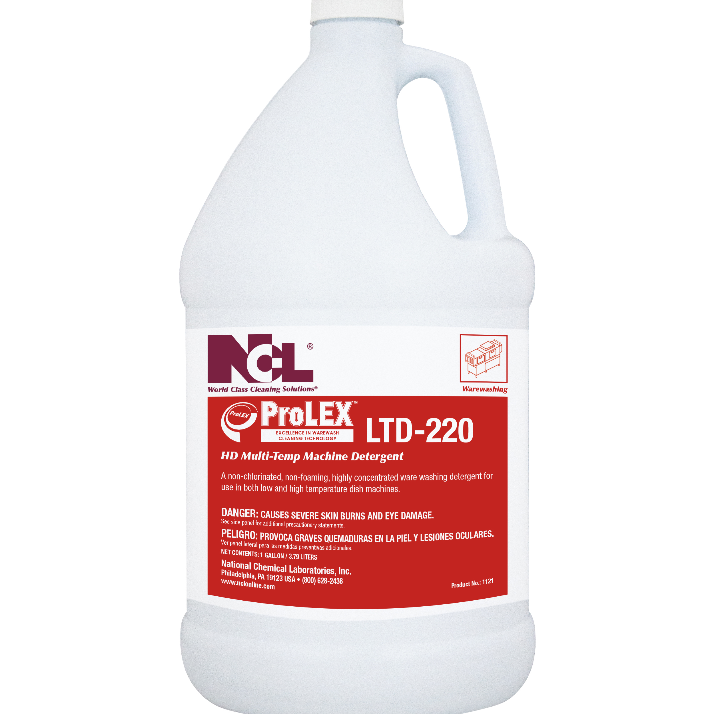  ProLEX LTD-220 Multi Temp Machine Detergent. 4/1 Gal. Case (NCL1121-27) 