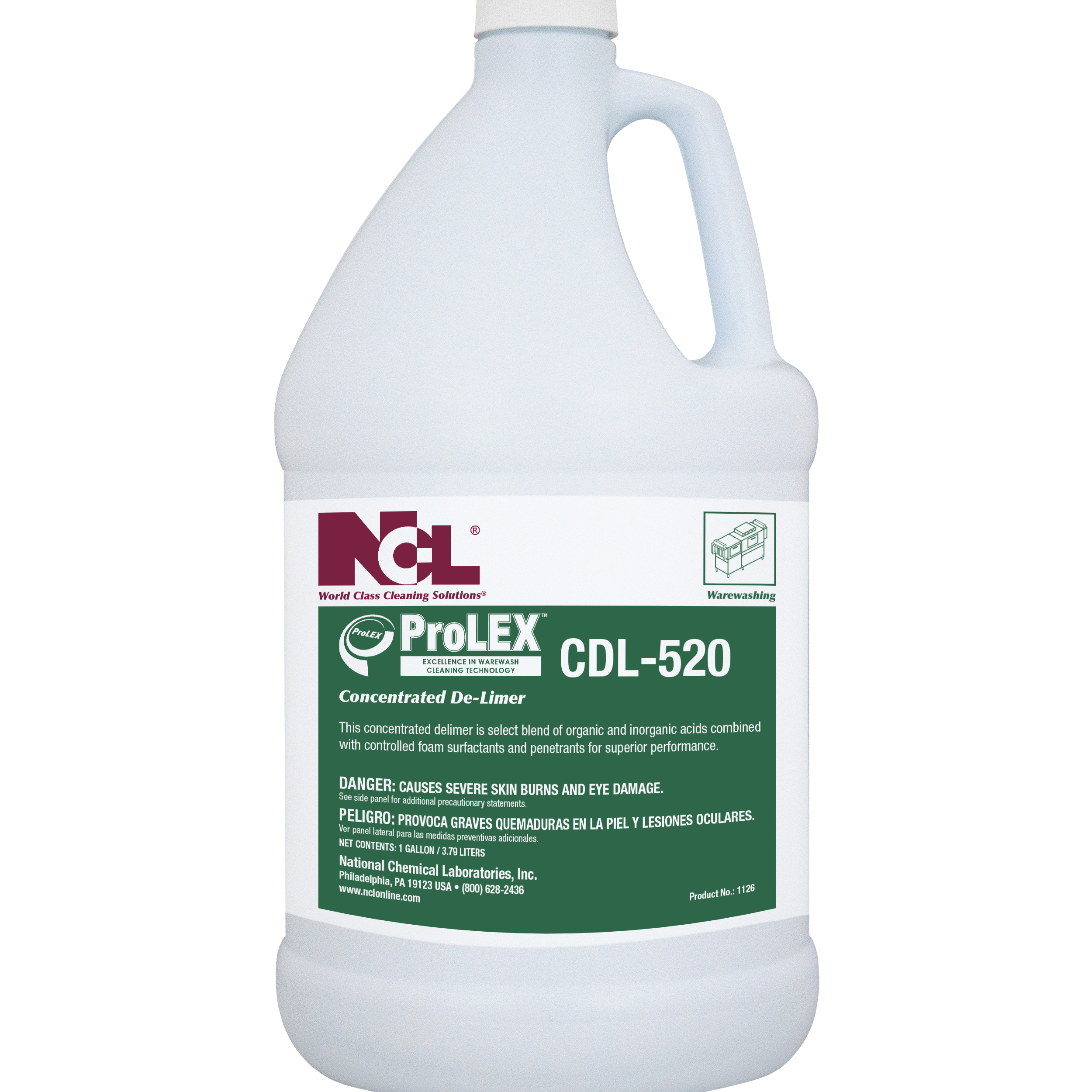  ProLEX CDL-520 Concentrated De-Limer 4/1 Gal. Case (NCL1126-29) 