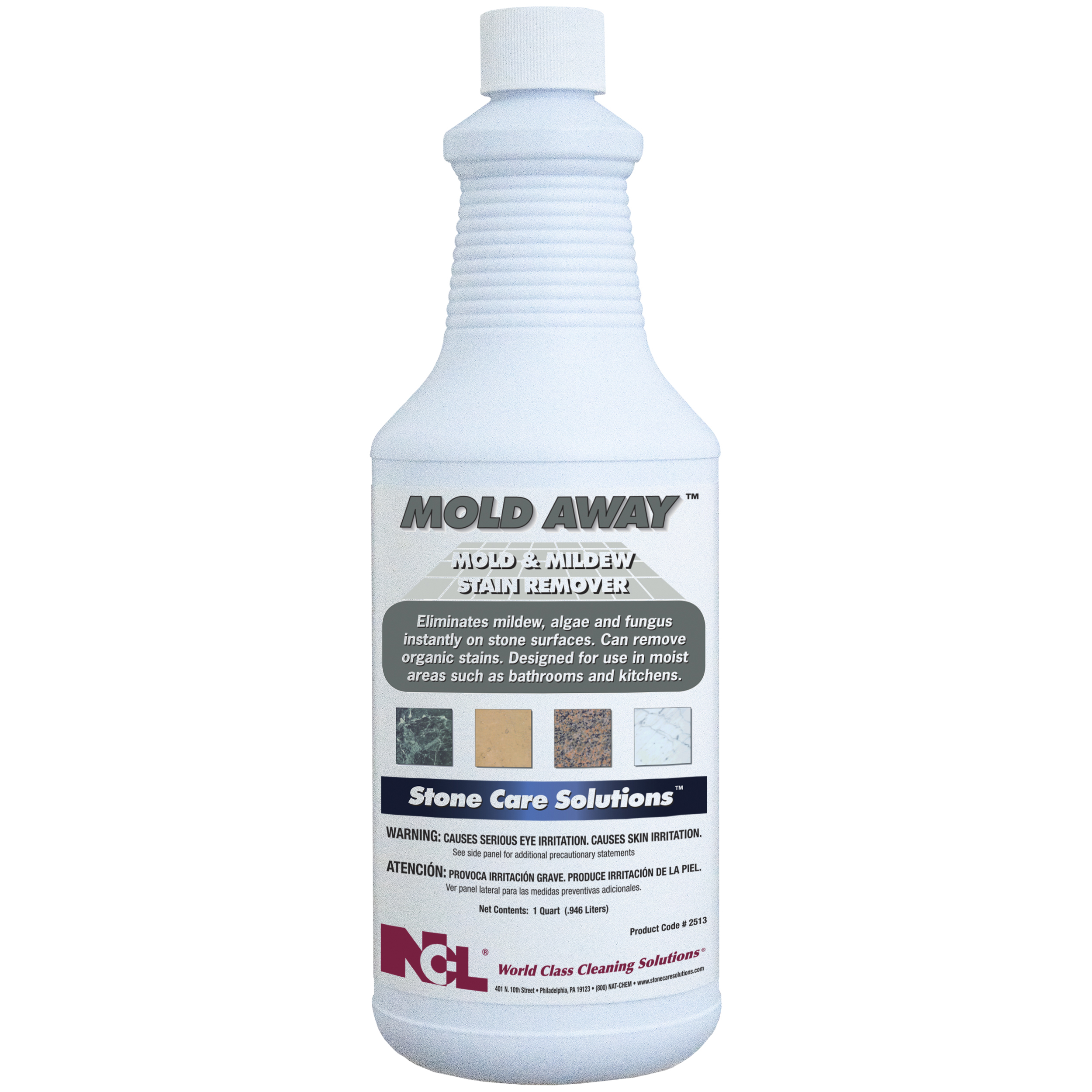  MOLD AWAY Mold and Mildew Remover 12/32 oz (1 Qt.) Case (NCL2513) 