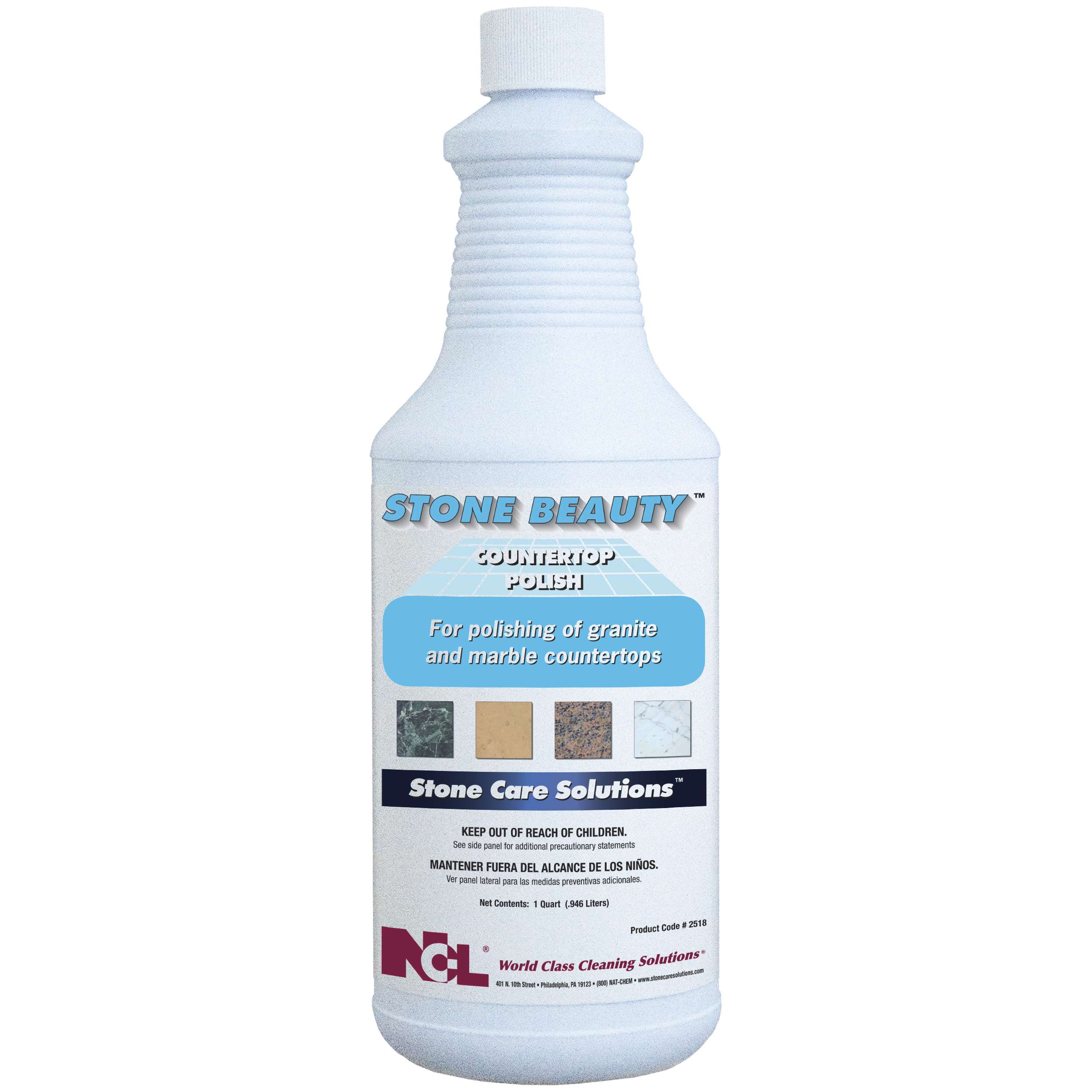  STONE BEAUTY Countertop Polish 12/32 oz (1 Qt.) Case (NCL2518-45) 