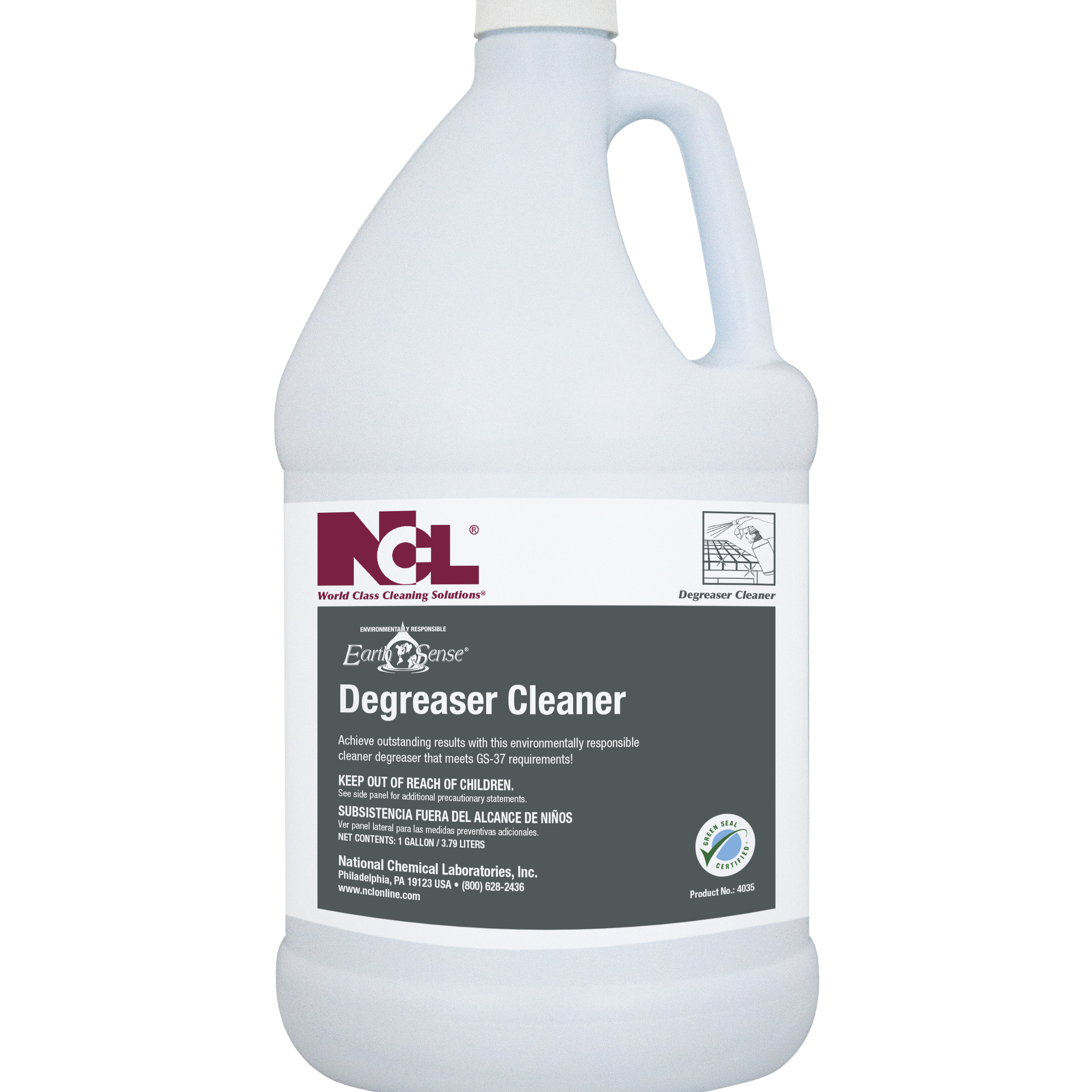  Earth Sense DEGREASER CLEANER 4/1 Gal. Case (NCL4035-29) 