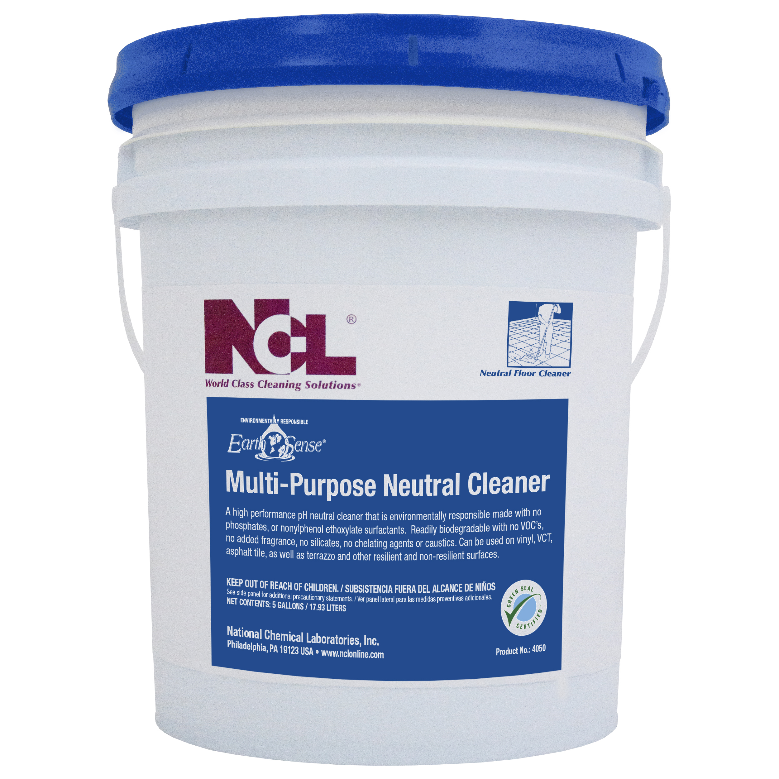  Earth Sense Multi-Purpose Neutral Cleaner 5 Gal. Pail (NCL4050-21) 