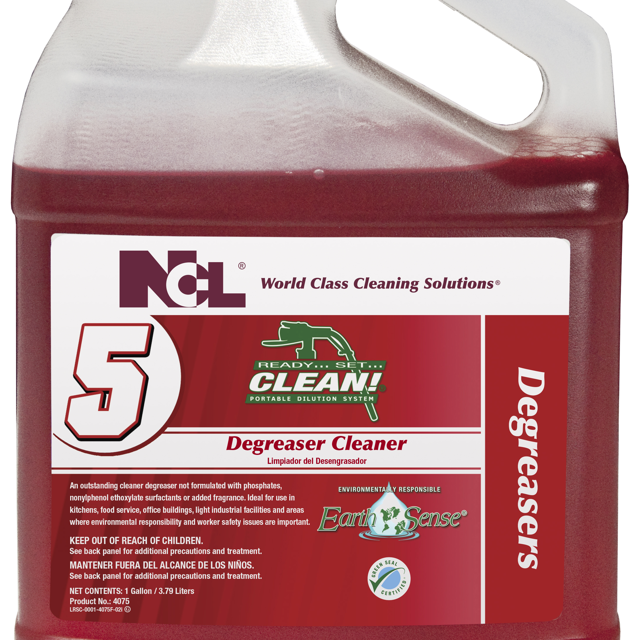  RSC #5 Earth Sense Degreaser Cleaner 4/1 RSC Gal. Case (NCL4075-35) 