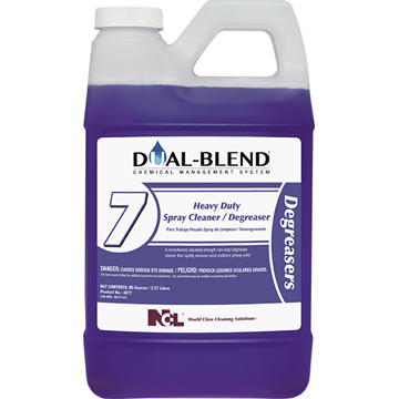  DUAL-BLEND #7 Heavy Duty Spray Cleaner / Degreaser 4/1 DUAL-BLEND 80 OZ Case (NCL5077-24) 